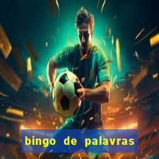 bingo de palavras 3 ano