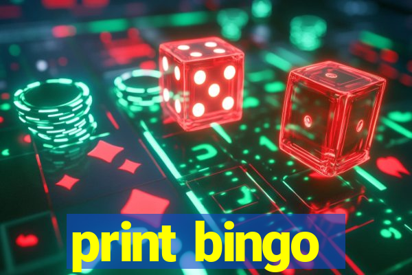 print bingo